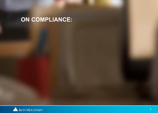 ON COMPLIANCE:




                 6
 