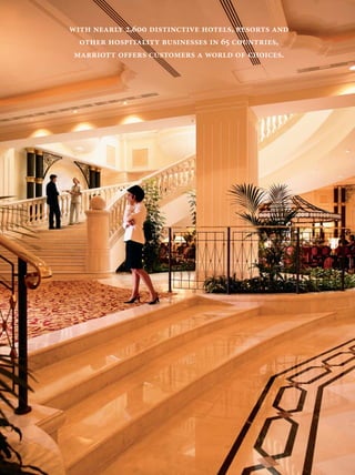 marriott international 2001 Annual Report