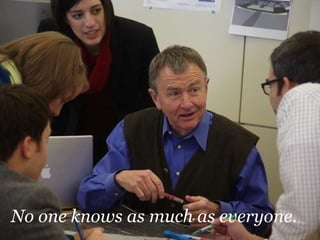 No one knows as much as everyone. 