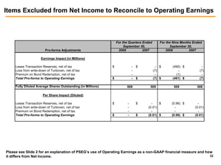 public serviceenterprise group 3Q 2008 slides
