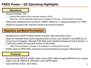 public serviceenterprise group 2Q_2008_Webcast_Slides_FINAL