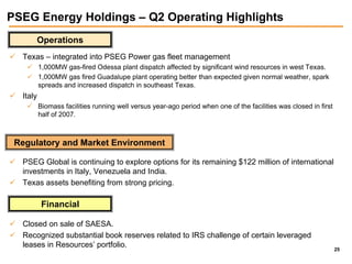public serviceenterprise group 2Q_2008_Webcast_Slides_FINAL