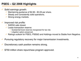 public serviceenterprise group 2Q_2008_Webcast_Slides_FINAL