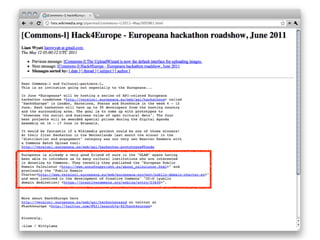 Europeana Licensing Framework overview