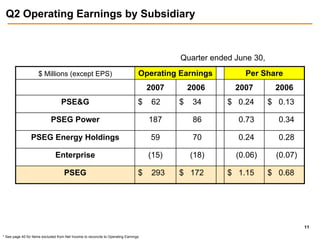 public serviceenterprise group 2Q2007Slides