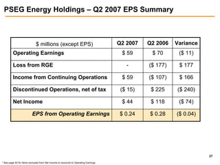 public serviceenterprise group 2Q2007Slides