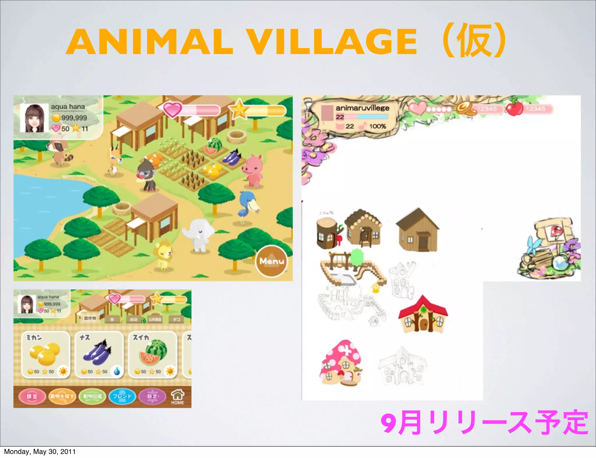 ANIMAL VILLAGE




                            9
Monday, May 30, 2011
 