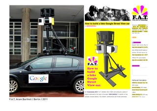 F.A.T, Aram Bartholl / Berlin / 2011
 