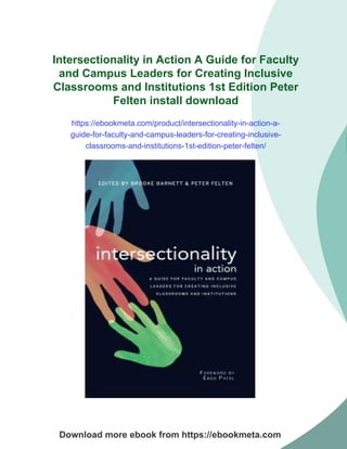 Intersectionality in Action A Guide for Faculty and Campus Leaders for ...