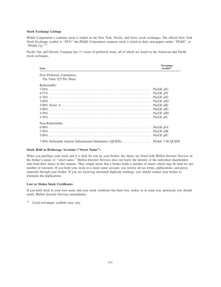 pg & e crop 2003 Annual Report