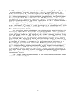 pg & e crop 2003 Annual Report