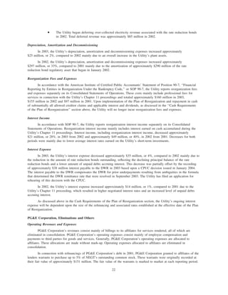 pg & e crop 2003 Annual Report