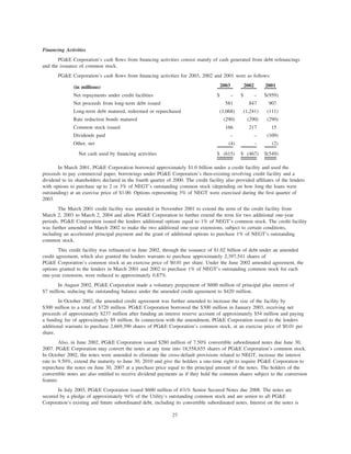 pg & e crop 2003 Annual Report