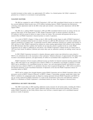 pg & e crop 2003 Annual Report