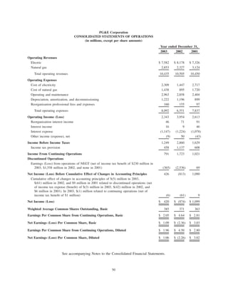 pg & e crop 2003 Annual Report
