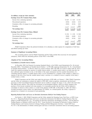pg & e crop 2003 Annual Report