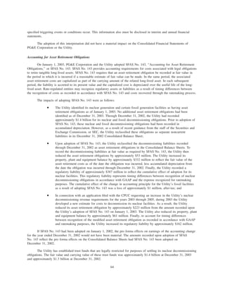 pg & e crop 2003 Annual Report