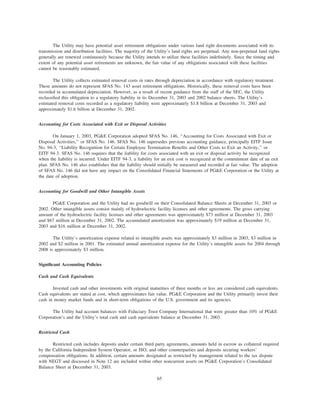 pg & e crop 2003 Annual Report