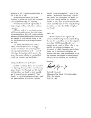 pg & e crop 2003 Annual Report