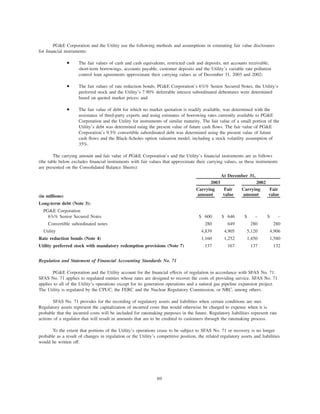 pg & e crop 2003 Annual Report