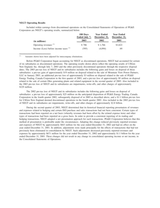 pg & e crop 2003 Annual Report