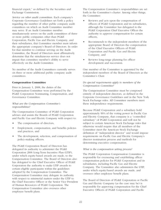 pg & e crop 2008 Proxy Statement