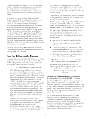 pg & e crop 2008 Proxy Statement