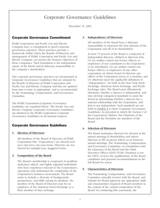 pg & e crop 2006 Proxy Statement