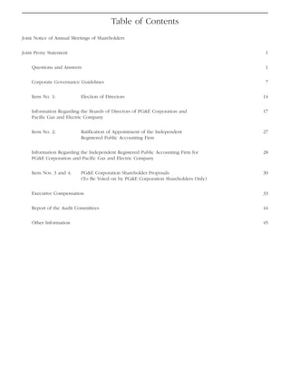 pg & e crop 2006 Proxy Statement