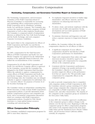 pg & e crop 2006 Proxy Statement