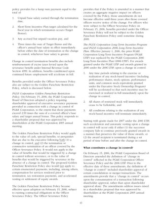 pg & e crop 2006 Proxy Statement