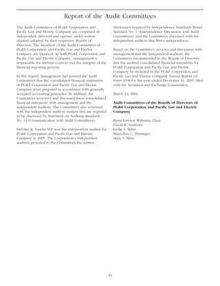 pg & e crop 2006 Proxy Statement