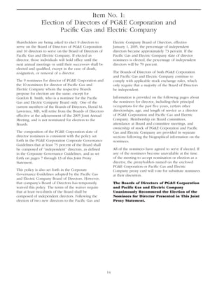 pg & e crop 2005 Proxy Statement