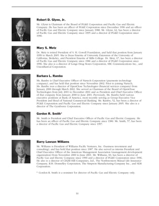 pg & e crop 2005 Proxy Statement