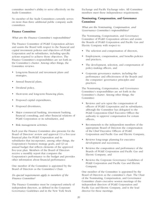 pg & e crop 2005 Proxy Statement