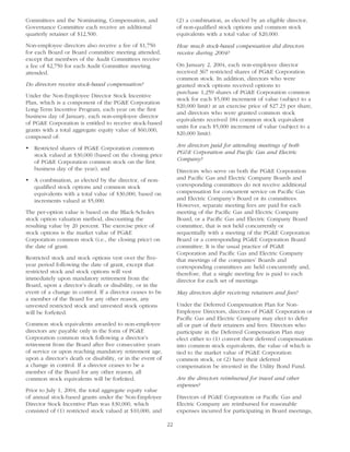 pg & e crop 2005 Proxy Statement