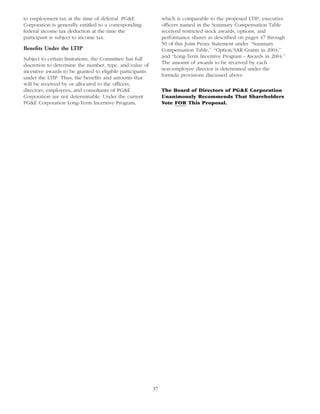 pg & e crop 2005 Proxy Statement