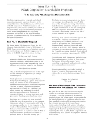 pg & e crop 2005 Proxy Statement