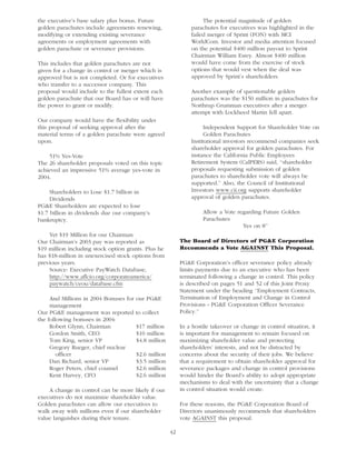 pg & e crop 2005 Proxy Statement