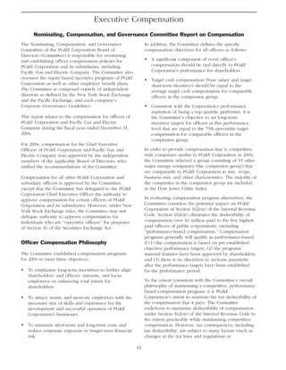 pg & e crop 2005 Proxy Statement