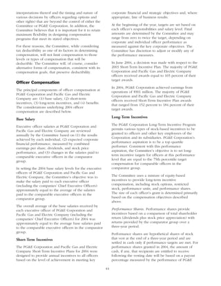 pg & e crop 2005 Proxy Statement