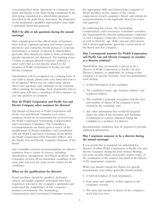 pg & e crop 2005 Proxy Statement