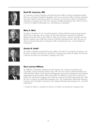 pg & e crop 2004 Proxy Statement