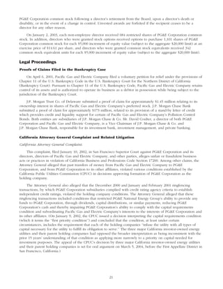 pg & e crop 2004 Proxy Statement