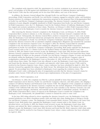 pg & e crop 2004 Proxy Statement