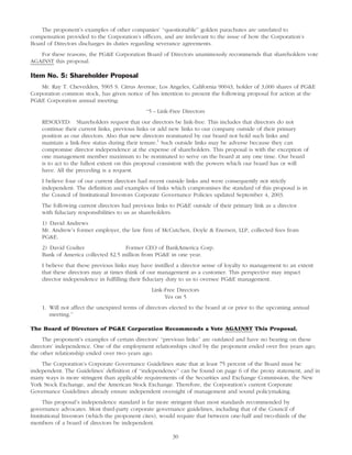 pg & e crop 2004 Proxy Statement