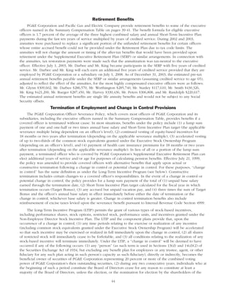 pg & e crop 2004 Proxy Statement