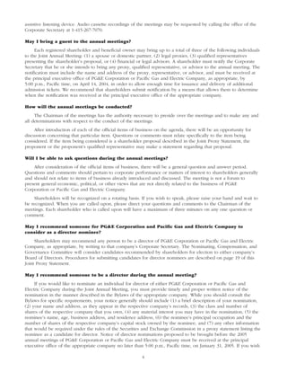 pg & e crop 2004 Proxy Statement