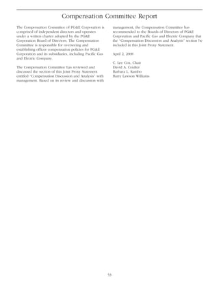 pg& e crop 2008 ProxyStatement