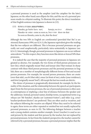 Ellipsis And Reference Tracking In Japanese Shigeko Nariyama | PDF